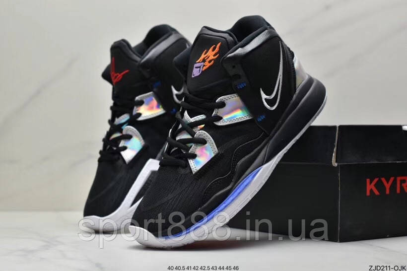 Eur40-46 Баскетбольні кросівки Кайрі 8 Nike Kyrie Black Silver Red