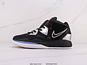 Eur40-46 Баскетбольні кросівки Кайрі 8 Nike Kyrie Black Silver Red, фото 6