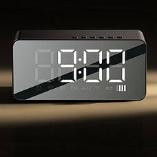Аудіо настільний годинник Usams US-YX007 Multi-functional Alarm Clock Чорний (YX7LY01), фото 3