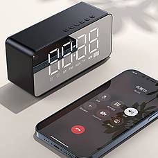 Аудіо настільний годинник Usams US-YX007 Multi-functional Alarm Clock Чорний (YX7LY01), фото 6