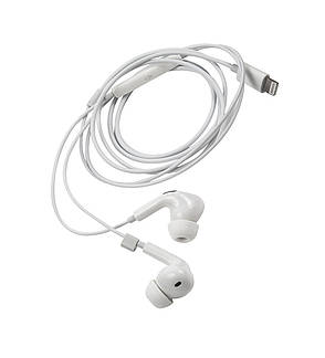 Навушники вакуумні провідні з мікрофоном Usams SJ453EP-41 Lightning In-earEarphone Білий (SJ453HS01), фото 3
