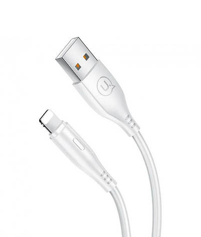 Кабель для зарядки телефона/ смартфона Usams US-SJ266 U18 USB - Lightning 2 А 1 м Білий (SJ266USB02), фото 1