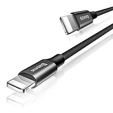 Кабель для зарядки телефона/ смартфона Baseus Yiven USB - Lightning 2 А 1.8 м Чорний (CALYW-A01), фото 3