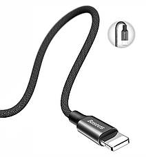 Кабель для зарядки телефона/ смартфона Baseus Yiven USB - Lightning 2 А 1.8 м Чорний (CALYW-A01), фото 4