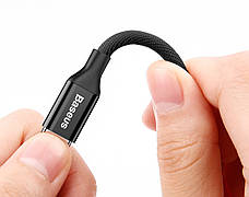 Кабель для зарядки телефона/ смартфона Baseus Yiven USB - Lightning 2 А 1.8 м Чорний (CALYW-A01), фото 6