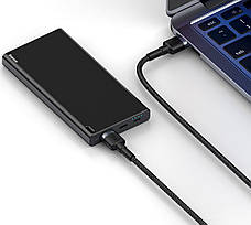Кабель для зарядки Baseus Cafule USB 3.0 - Micro-B 2 A 1 м Чорний/ Сірий (CADKLF-D0G), фото 6