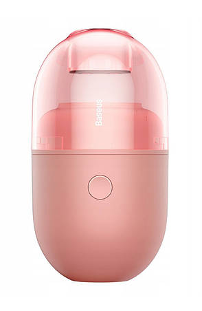Портативний міні-пилосос (на батарейках) Baseus C2 Desktop Capsule Рожевий (CRXCQC2A-04), фото 1