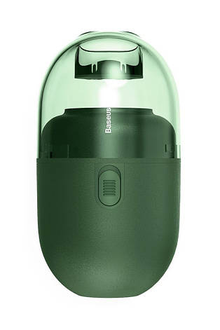 Портативний міні-пилосос (на батарейках) Baseus C2 Desktop Capsule Зелений (CRXCQC2A-06), фото 1