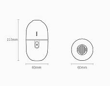 Портативний міні-пилосос (на батарейках) Baseus C2 Desktop Capsule Зелений (CRXCQC2A-06), фото 6