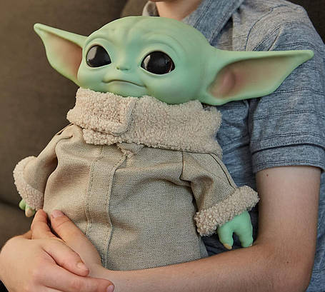 Малюк Йоду Зоряні війни Мандалорец Грогу Star Wars Grogu Plush Toy from The Mandalorian GWD85, фото 2