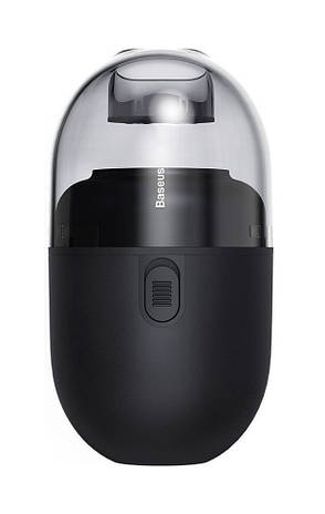 Портативний міні-пилосос (на батарейках) Baseus C2 Desktop Capsule Чорний (CRXCQC2A-01), фото 1