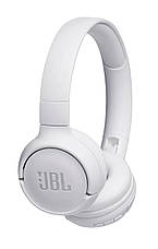 Навушники безпровідні накладні з мікрофоном JBL Tune 500 Білий, фото 3