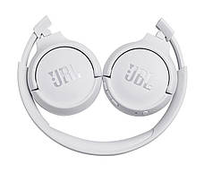 Навушники безпровідні накладні з мікрофоном JBL Tune 500 Білий, фото 5