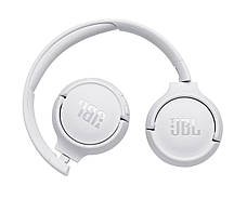 Навушники безпровідні накладні з мікрофоном JBL Tune 500 Білий, фото 6