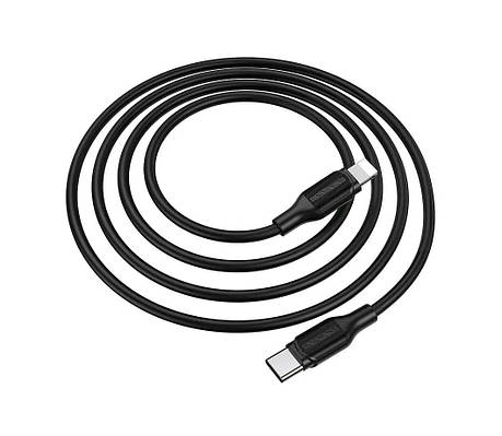 Кабель для зарядки телефона/ смартфона Borofone BX42 Encore Type-C - Lightning 3 А 1 м (BX42CLB), фото 1