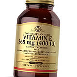Вітамін Е солгар Solgar Vitamin E 268 mg 400 250 IU гел капс, фото 6