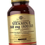 Вітамін Е солгар Solgar Vitamin E 268 mg 400 250 IU гел капс, фото 3