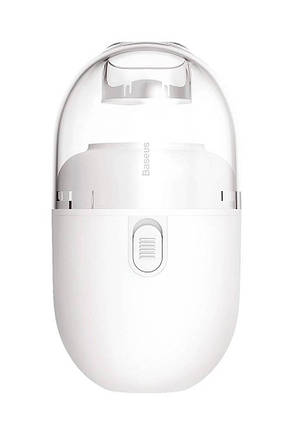 Портативний міні-пилосос (на батарейках) Baseus C2 Desktop Capsule Білий (CRXCQC2A-02), фото 1