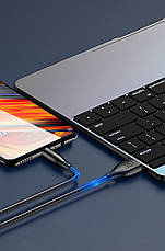 Кабель для зарядки телефона/ смартфона Usams US-SJ268 U18 USB - Micro USB 2 А 1м Чорний (SJ268USB01), фото 5