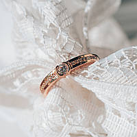 Золотое женское помолвочное кольцо Сова 1105236101
