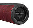 Портативна колонка безпровідна 2E SoundXTube TWS MP3 Wireless Waterproof 30 Вт Червоний/ Чорний, фото 2