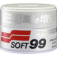 Soft99 Pearl & Metalliс Soft Wax - очищающий воск для светлых перламутров и металликов, 320 г