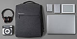 Рюкзак Xiaomi Mi Urban Backpack 2 темно сірий (чорний), фото 6