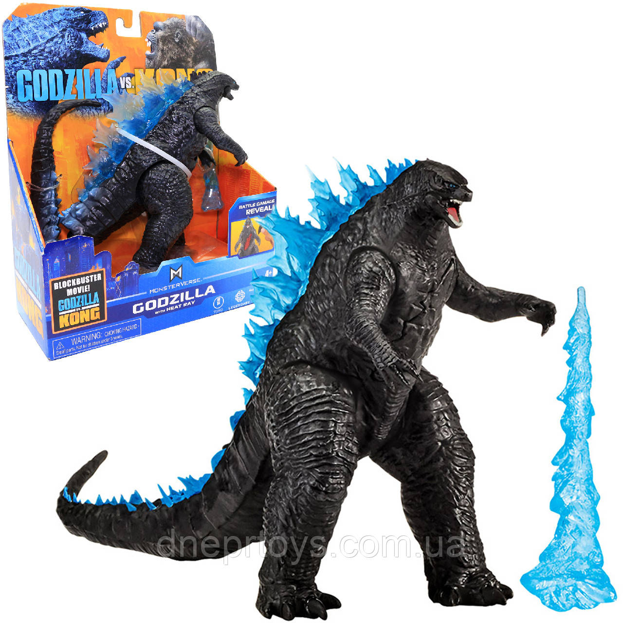 Ігрова фігурка Годзилла з теплової хвилею «MonsterVerse» Godzilla vs Kong 15*30*7 см (35302)