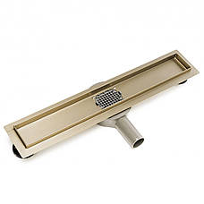 Трап для душу REA PURE NEO MIRROR GOLD PRO 50 см, фото 2