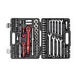 Професійний набір інструментів 1/2", 1/4", 82 од., Cr-V INTERTOOL ET-6082, фото 2