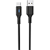 Кабель 1.2м MicroUSB HOCO U79 Чорний, фото 2