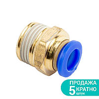 Фитинг цанговый (прямой) Ø8мм МТ " Sigma 7026901