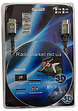 Шнур HDMI 4K(шт. - шт.) version 2.0, gold, 2метра, в блістері, фото 3