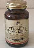 Вітамін Е Солгар Solgar Vitamin E 134 mg natural (200 IU) 100 гел капс, фото 5