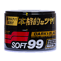Soft99 Dark & Black Wax - Базовый защитный воск для темных автомобилей, 300 г