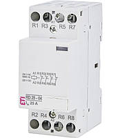 Контактор модульный RD 25-04 25А 4НЗ 230V AC/DC ETI 2464016