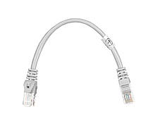 Патч-корд (LAN-кабель) 2E Cat 5e UTP RJ45 26AWG 0.20 м Сірий