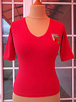 S - 44 р Женская трикотажная кофта блузка футболка Новая