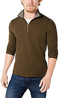 Светр-пуловер Michael Kors, на блискавці, оливковий, розмір S, 100% оригінал, USA