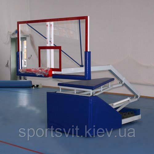Баскетбольна стійка мобільна складна тренувальна винос 160 см, фото 1
