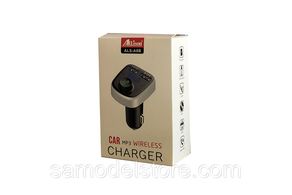 FM модулятор Allison Bluetooth ALS-A8B