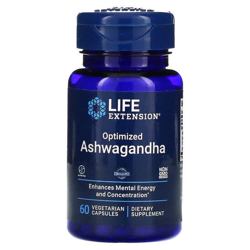 Life Extension Ashwagandha 60 капсул