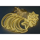 Гірлянда Xmas Copper curtain 7260 9WW-1, 3x0.7 м, жовтий колір світіння (SH015158), фото 3