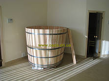 Купель овальна для лазні та сауни 200х150х120 см, фото 3