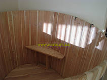 Купель овальна для лазні та сауни 200х150х120 см, фото 5