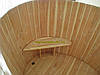 Купель овальна для лазні та сауни 200х150х120 см, фото 2
