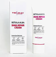 Крем с берёзовым соком и муцином улитки Trimay Snail Repair Betula Alba Cream 50 мл