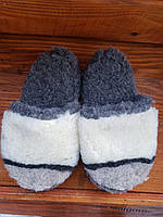 Капці з овчини карта сіра (36-41р) 38/39