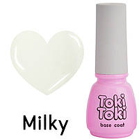 Камуфлюється база для нігтів Toki-Toki Milky 5 мл