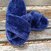 Капці сині навхрест (36-41р) 36/37
